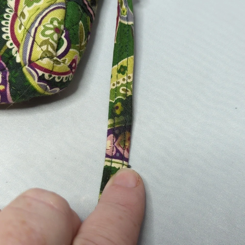 Vera Bradley Chelsea Green Wristlet